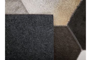 Gavik Tæppe 160x230 cm - Grå - Tekstiler - Tæpper - Orientalske tæpper - Patchwork tæppe