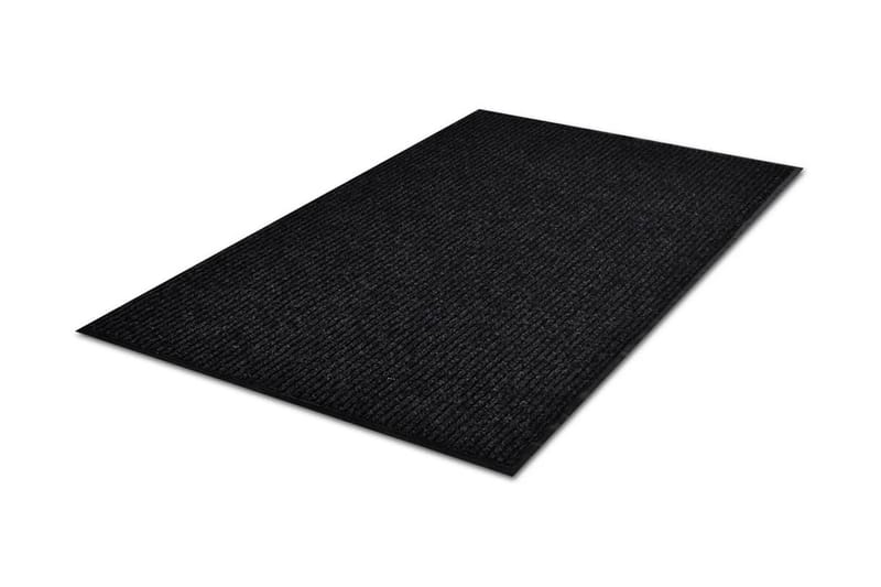 Dørmåtte 160 X 220 cm Pvc Sort - Sort - Tekstiler - Tæpper - Hall måtte