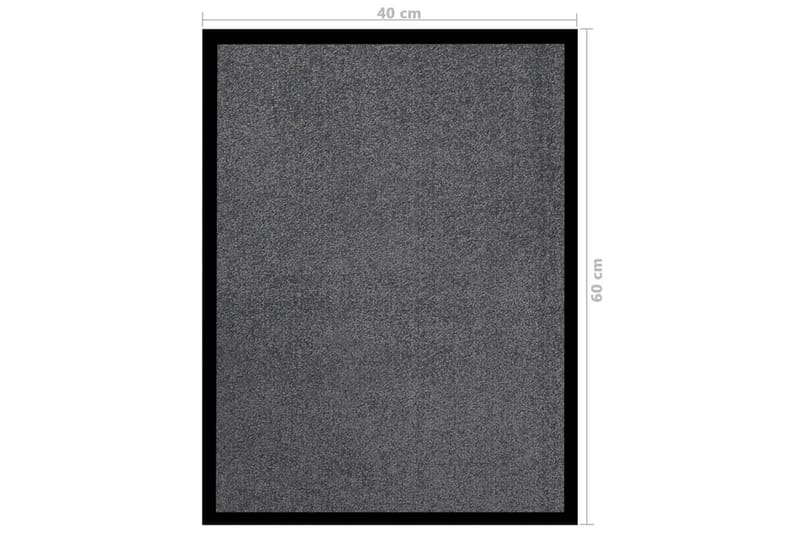 dørm�åtte 40x60 cm antracitgrå - Antracit - Tekstiler - Tæpper - Hall måtte