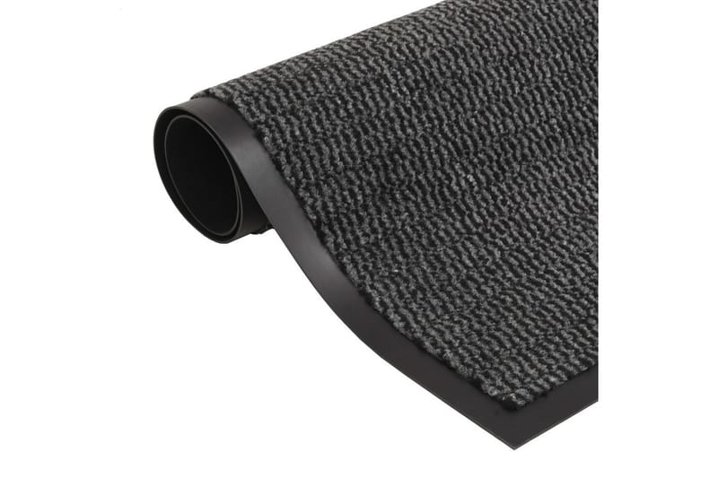 måtte med støvkontrol tuftet 60 x 90 cm antracitgrå - Grå - Tekstiler - Tæpper - Hall måtte
