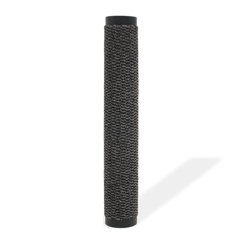 måtte med støvkontrol tuftet 60 x 90 cm antracitgrå - Grå - Tekstiler - Tæpper - Hall måtte