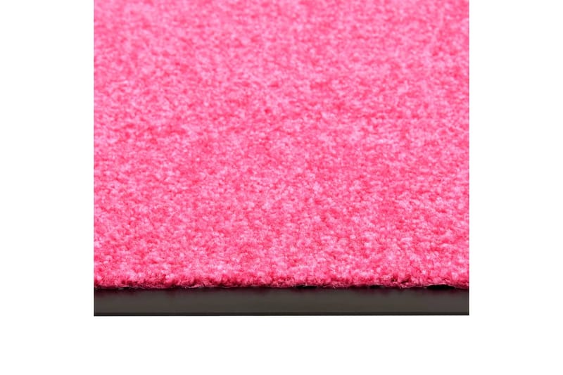 Vaskbar Dørmåtte 120X180 cm Pink - Lyserød - Tekstiler - Tæpper - Hall måtte