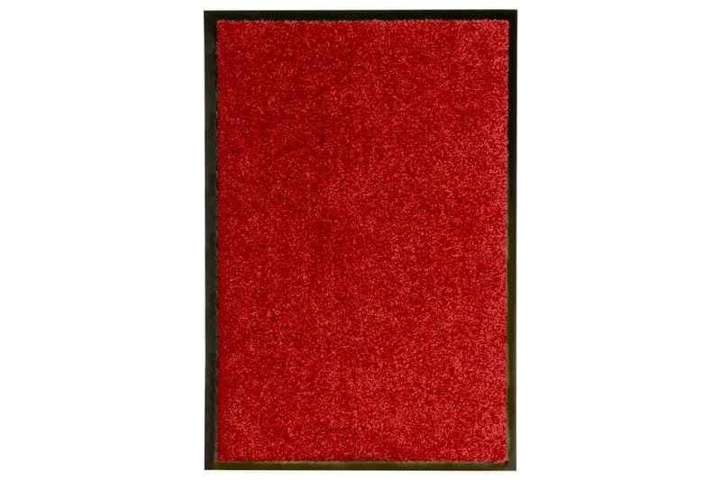Vaskbar Dørmåtte 40X60 cm Rød - Rød - Tekstiler - Tæpper - Hall måtte
