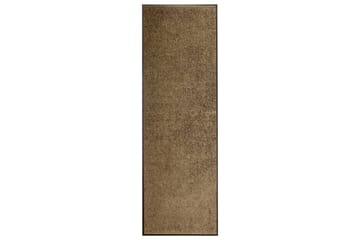 Vaskbar Dørmåtte 60X180 cm Brun - Brun - Tekstiler - Tæpper - Hall måtte