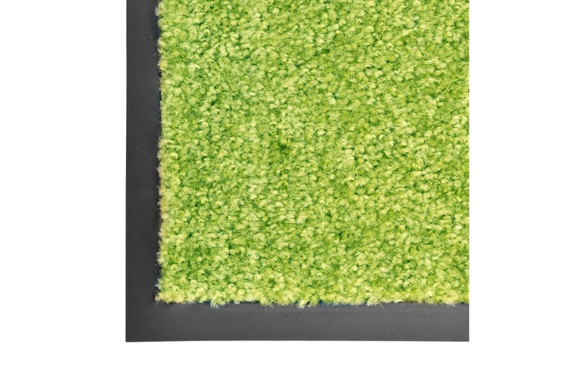 Vaskbar Dørmåtte 60X180 cm Grøn - Grøn - Tekstiler - Tæpper - Hall måtte