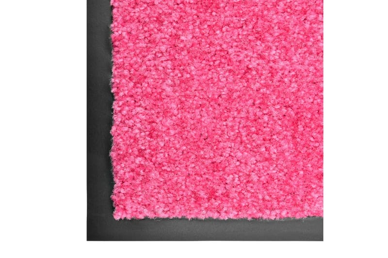 Vaskbar Dørmåtte 60X180 cm Pink - Lyserød - Hall måtte