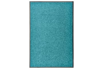 Vaskbar Dørmåtte 60X90 cm Cyanblå - Blå - Tekstiler - Tæpper - Hall måtte