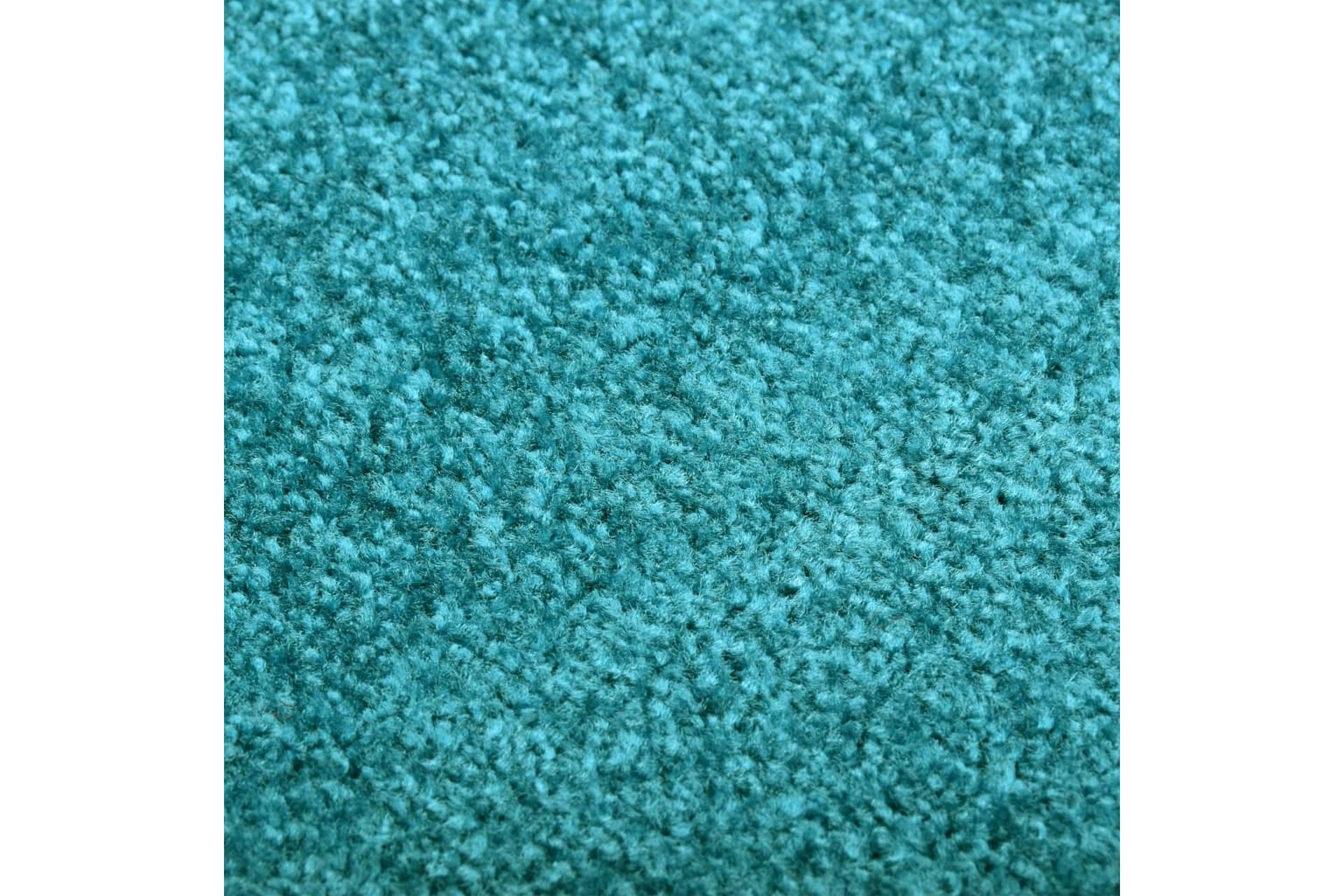 Vaskbar Dørmåtte 60X90 cm Cyanblå - Blå - Tekstiler - Tæpper - Hall måtte