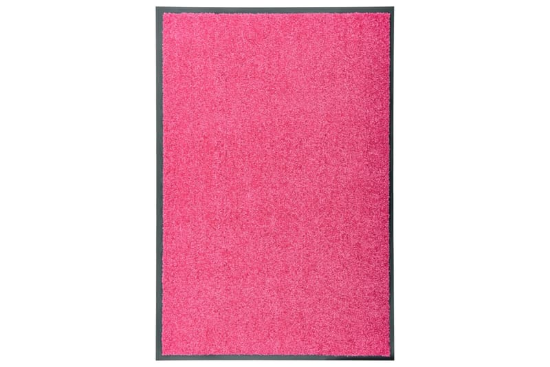 Vaskbar Dørmåtte 60X90 cm Pink - Lyserød - Hall måtte