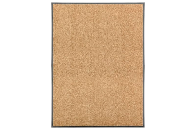 Vaskbar Dørmåtte 90X120 cm Cremefarvet - Creme - Tekstiler - Tæpper - Hall måtte