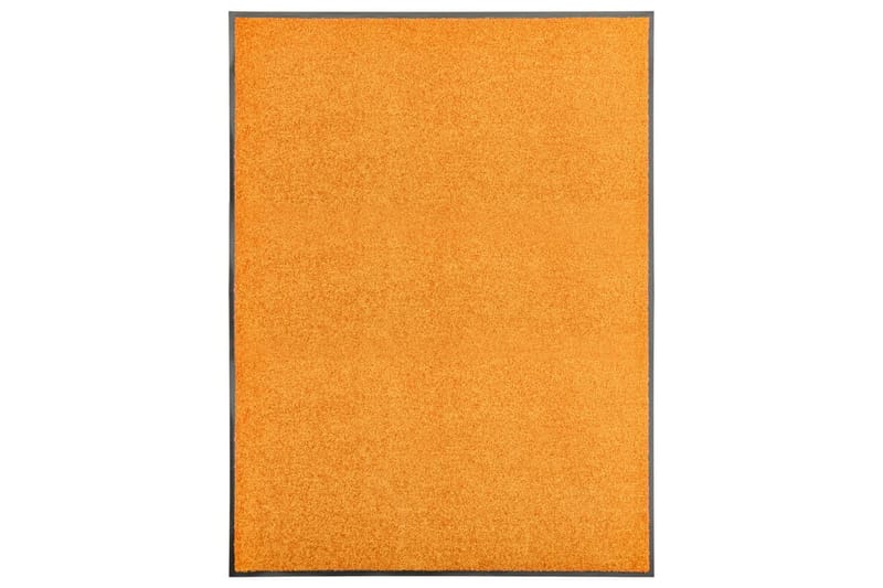 Vaskbar Dørmåtte 90X120 cm Orange - Orange - Hall måtte