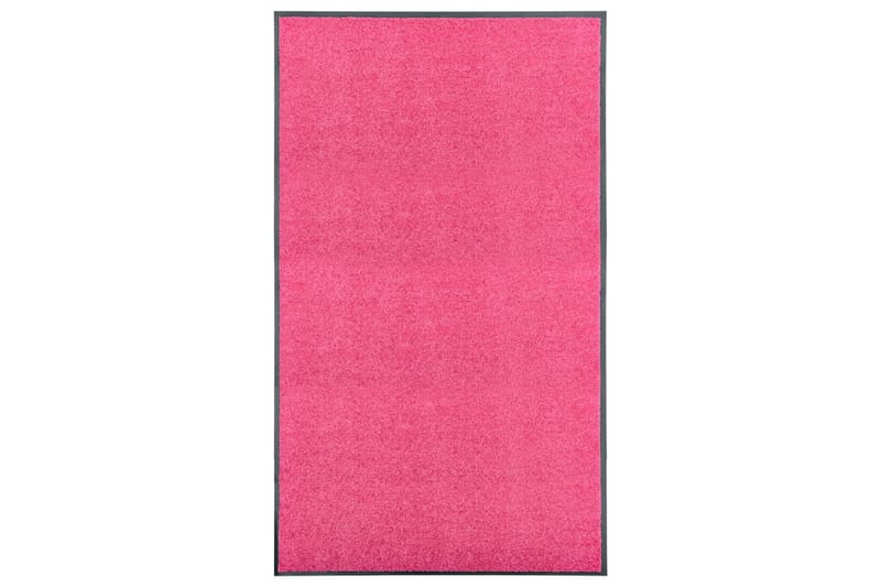 Vaskbar Dørmåtte 90X150 cm Pink - Lyserød - Hall måtte