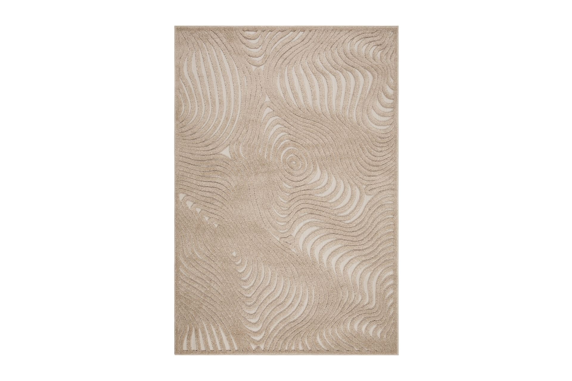 Jaslin Fladvævet tæppe 140x200 cm Rektangulær - Beige - Tekstiler - Tæpper - Fladvævet tæppe