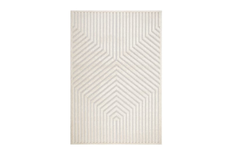 Jaslin Fladvævet tæppe 140x200 cm Rektangulær, Creme