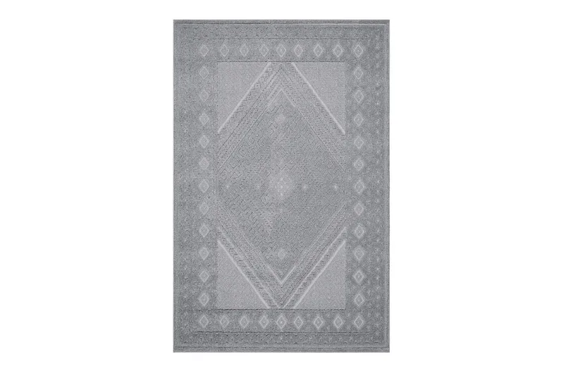 Jaslin Fladvævet tæppe 140x200 cm Rektangulær - Grå - Tekstiler - Tæpper - Fladvævet tæppe