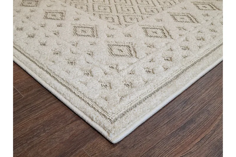 Jaslin Fladvævet tæppe 160x230 cm Rektangulær - Creme - Tekstiler - Tæpper - Fladvævet tæppe