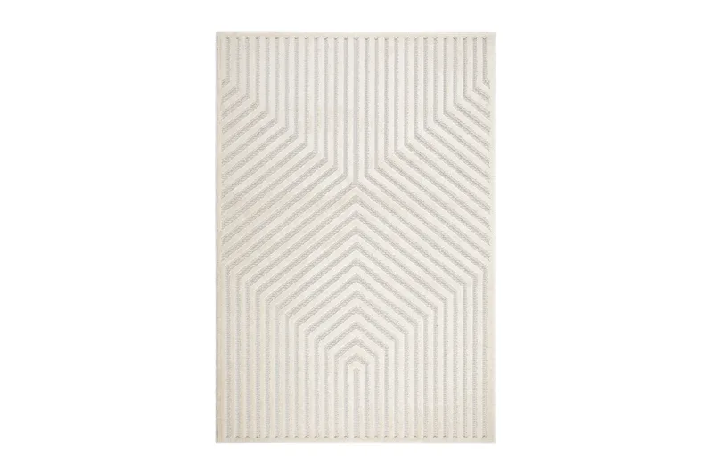 Jaslin Fladvævet tæppe 160x230 cm Rektangulær - Creme - Tekstiler - Tæpper - Små tæpper