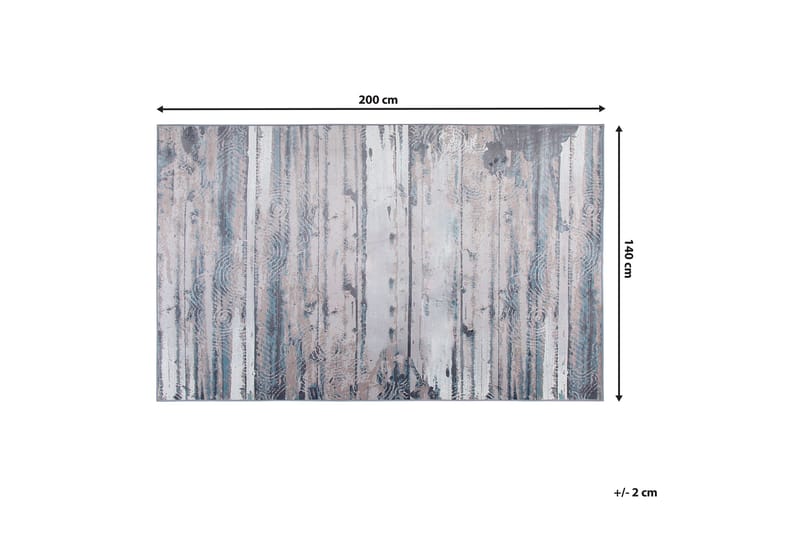 Leonhard tæppe 140x200 cm - Grå - Tekstiler - Tæpper