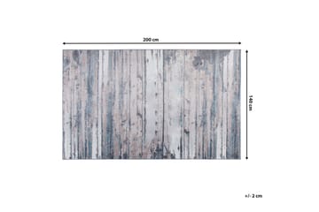 Leonhard tæppe 140x200 cm - Grå - Tekstiler - Tæpper - Moderne tæppe - Wiltontæpper