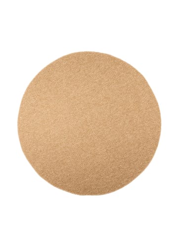 Maskinvævet tæppe Capri Plain Rund 200 cm - Jute - Tekstiler - Tæpper - Store tæpper