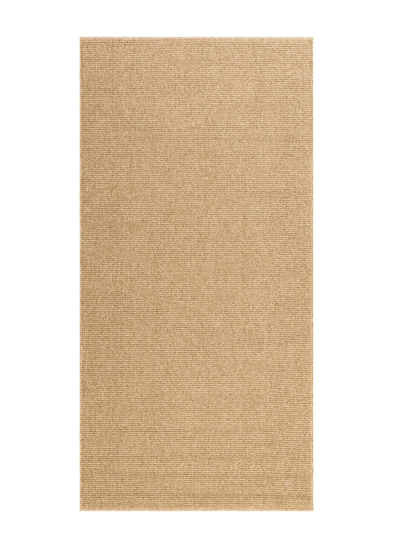 Maskinvævet tæppe KM Home Capri Plain 80x250 cm Jute, jute