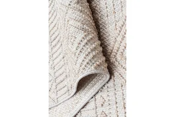 Cozy Løber 80x150 cm Rektangulær - Grå/Beige - Tekstiler - Tæpper - Moderne tæppe - Gangmåtter