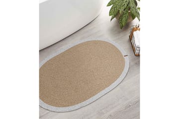 Fielo Bomullsmatta 80x120 cm Rektangulär Grey/Brown 80x120 cm - Tekstiler - Tæpper - Moderne tæppe - Bomuldstæpper