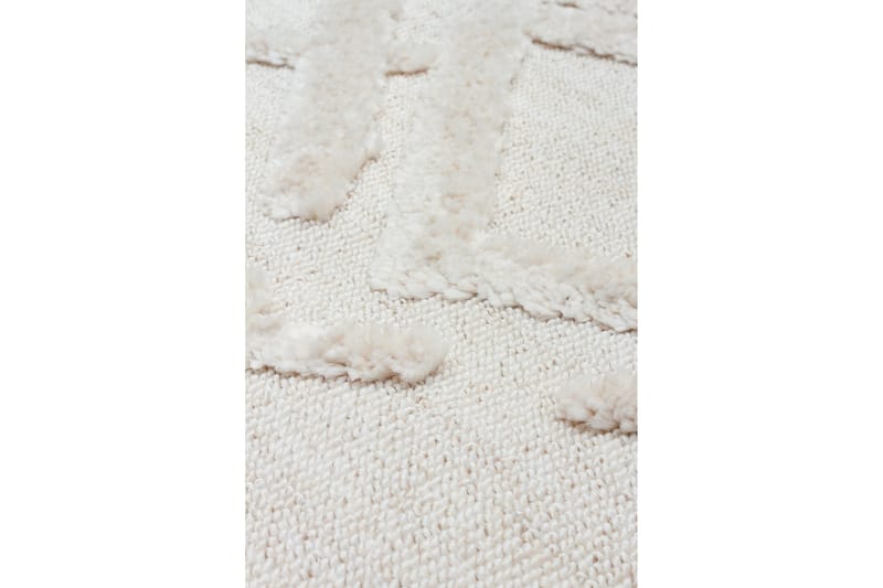 Tolina Løber 80x300 cm Rektangulær - Hvid - Tekstiler - Tæpper - Moderne tæppe - Gangmåtter