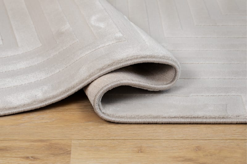 Ritz Wilton Tæppe 80x150 cm Rektangulært - Creme - Tekstiler - Tæpper - Moderne tæppe - Mønstrede tæpper