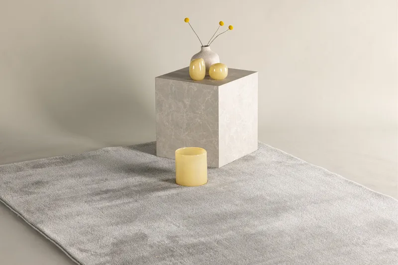 Blanca Ryetæppe 230x160 cm - Grå - Tekstiler - Tæpper - Moderne tæppe - Ryatæpper