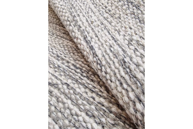 Birka Uldtæppe Rundt 240 cm - Sølv - Tekstiler - Tæpper - Moderne tæppe - Uldtæppe