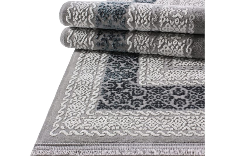 Brandiz Wilton-tæppe 160x230 cm Rektangulær - Mørkeblå - Tekstiler - Tæpper - Moderne tæppe - Mønstrede tæpper