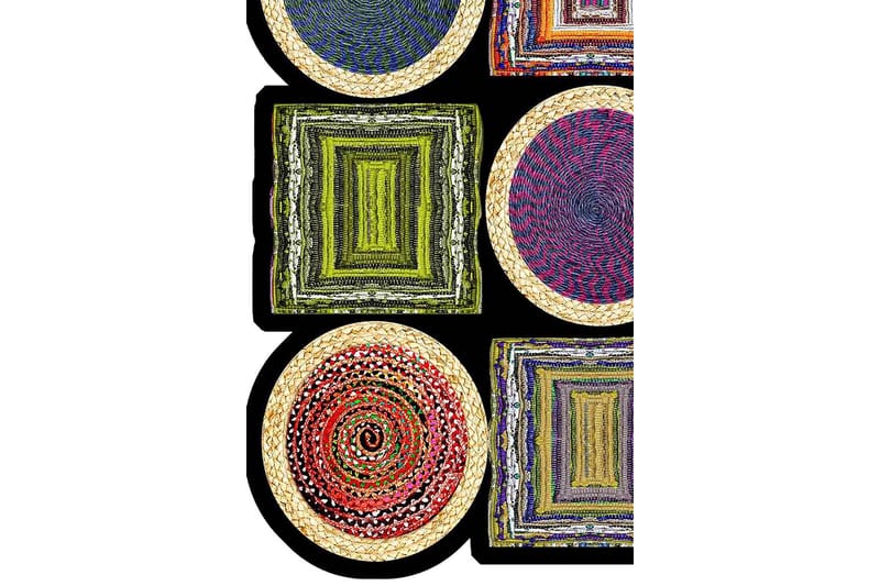 Nonoka Wilton-tæppe 60x100 cm Rektangulært - Flerfarvet - Tekstiler - Tæpper - Moderne tæppe - Wiltontæpper