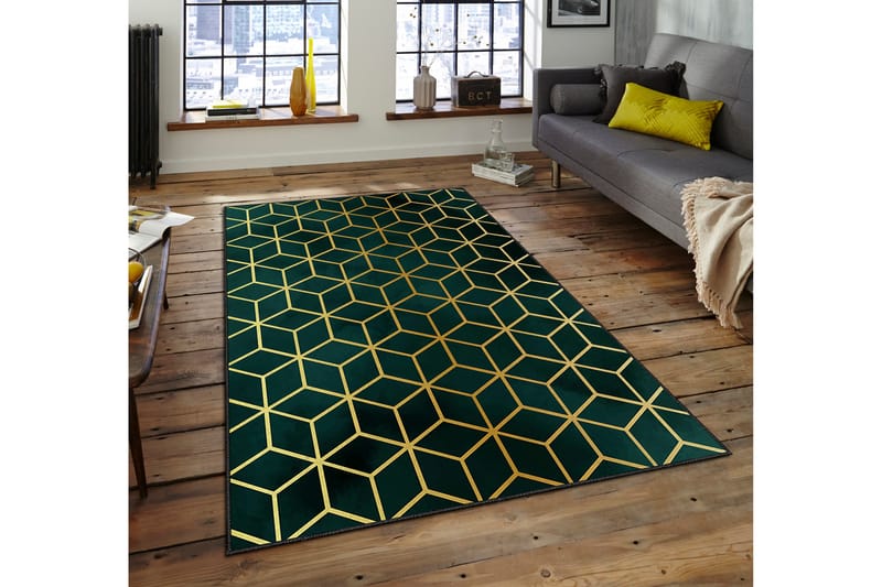 Nunki Wilton-tæppe 160x230 cm Rektangulært - Flerfarvet - Tekstiler - Tæpper - Moderne tæppe - Wiltontæpper