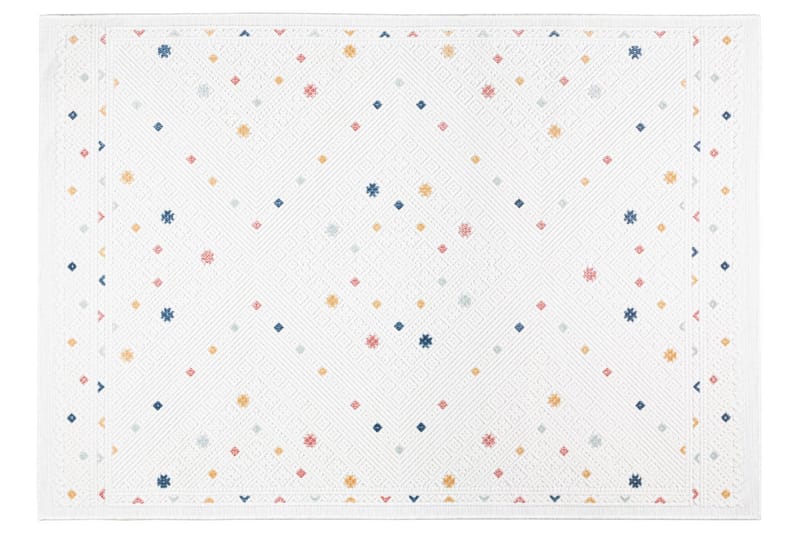 Cladells Wilton-tæppe 157x230 cm Rektangulær - Creme - Tekstiler - Tæpper - Moderne tæppe - Mønstrede tæpper