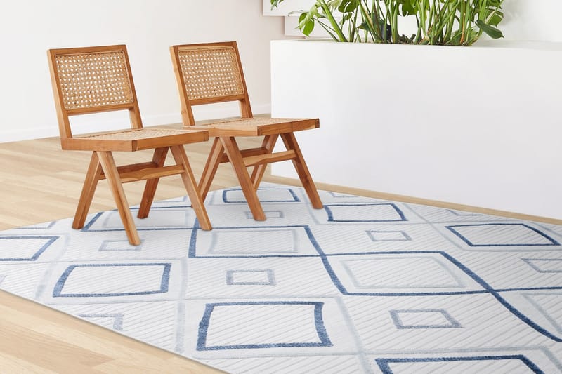 Beyza Wilton-tæppe 157x230 cm Rektangulær - Creme - Tekstiler - Tæpper - Moderne tæppe - Mønstrede tæpper