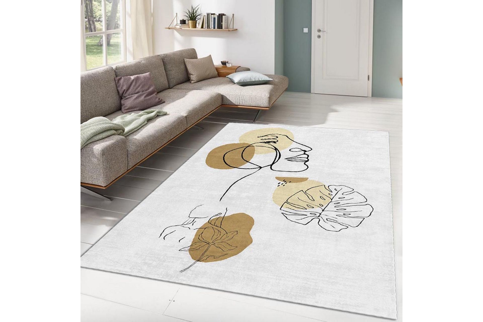Alho Wilton-tæppe 80x140 cm Rektangulær - Flerfarvet - Tekstiler - Tæpper - Moderne tæppe - Mønstrede tæpper