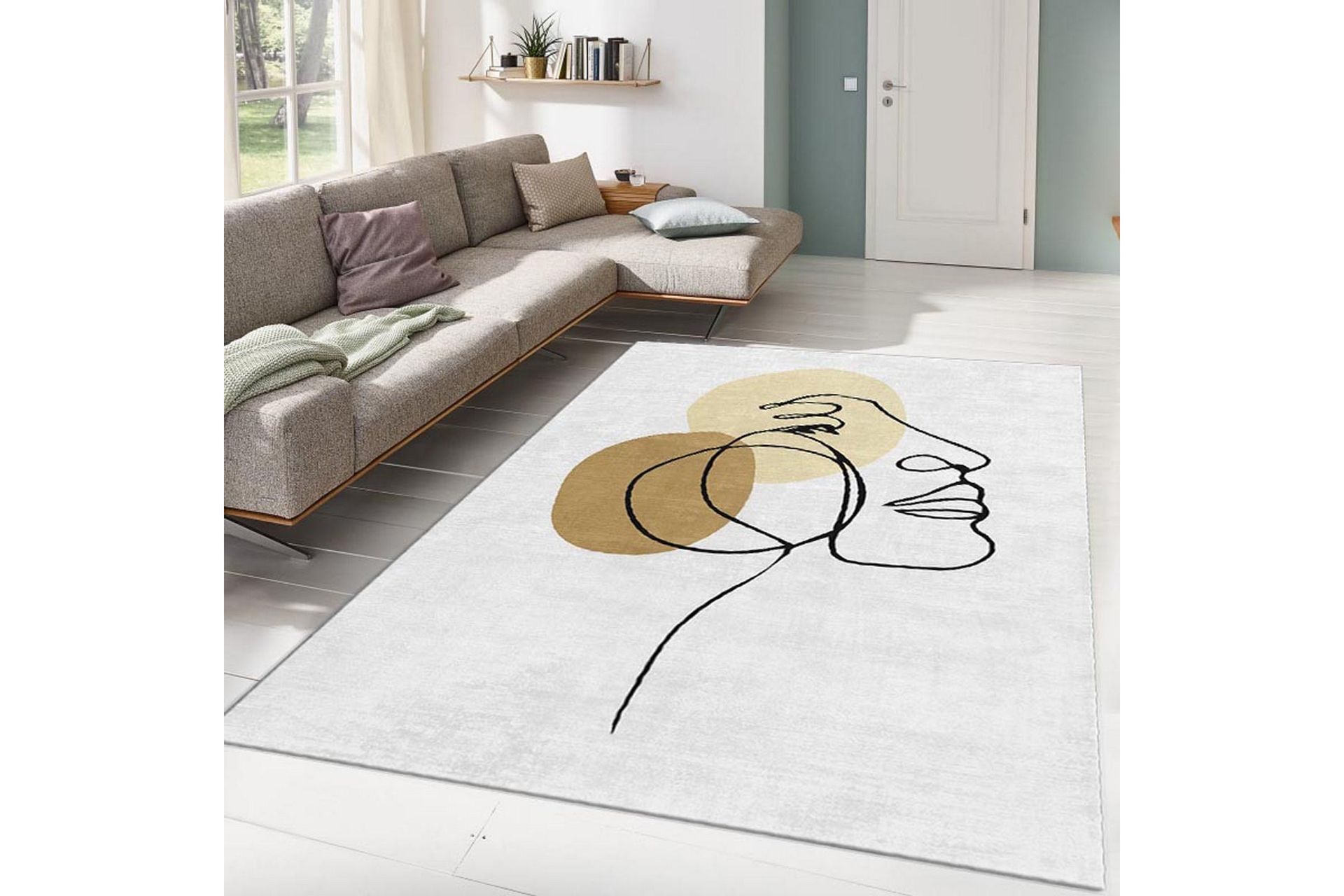 Aldo Wilton-tæppe 160x230 cm Rektangulær - Flerfarvet - Tekstiler - Tæpper - Moderne tæppe - Mønstrede tæpper