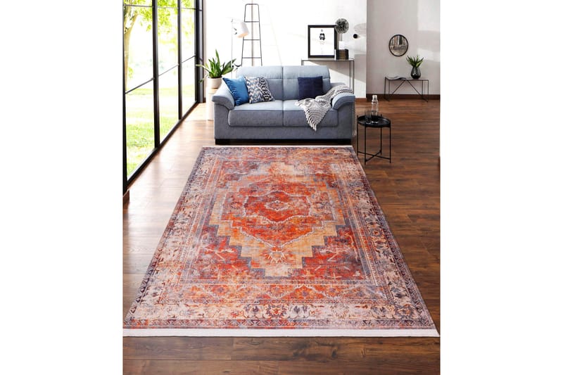 Desert Løber 100x300 cm Rektangulær - Flerfarvet - Tekstiler - Tæpper - Moderne tæppe - Gangmåtter