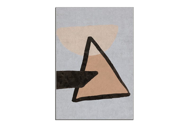 Geo Wilton-tæppe 120x180 cm Rektangulær - Flerfarvet - Tekstiler - Tæpper - Moderne tæppe - Mønstrede tæpper