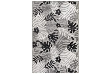 Leaf Wilton-tæppe 196x290 cm Rektangulær - Grå - Tekstiler - Tæpper - Moderne tæppe - Wiltontæpper