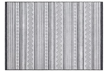 Selenel Wilton-tæppe 98x200 cm Rektangulær - Sort/Hvid - Tekstiler - Tæpper - Moderne tæppe - Mønstrede tæpper