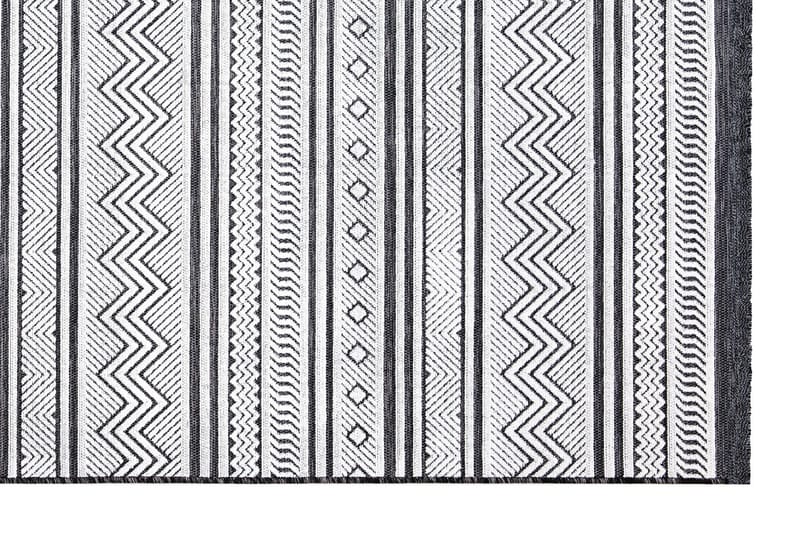 Selenel Wilton-tæppe 196x290 cm Rektangulær - Sort/Hvid - Tekstiler - Tæpper - Moderne tæppe - Mønstrede tæpper