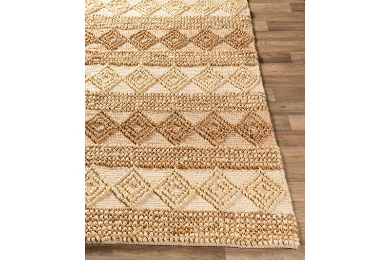 Tofu Jute-tæppe 90x150 cm Rektangulær - Beige - Tekstiler - Tæpper - Moderne tæppe - Sisaltæpper