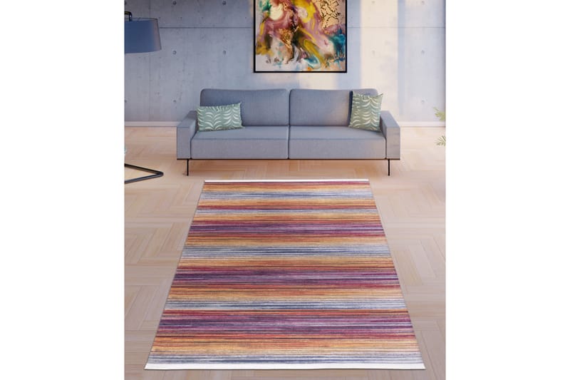 Gary Løber 80x200 cm Rektangulær - Flerfarvet - Tekstiler - Tæpper - Moderne tæppe - Gangmåtter
