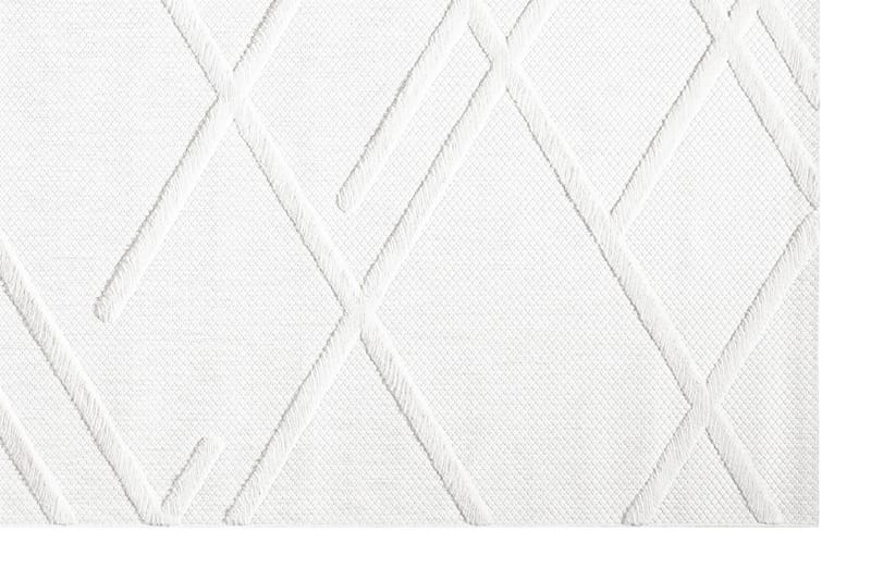 Uvudhulash Wilton-tæppe 80x150 cm Rektangulær - Hvid - Tekstiler - Tæpper - Moderne tæppe - Mønstrede tæpper