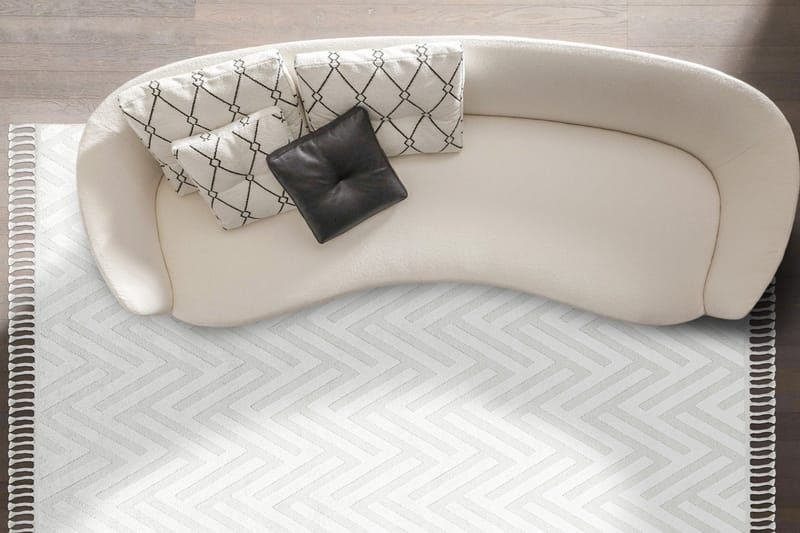 Malta Wilton-tæppe 160x230 cm Rektangulær - Creme - Tekstiler - Tæpper - Moderne tæppe - Wiltontæpper