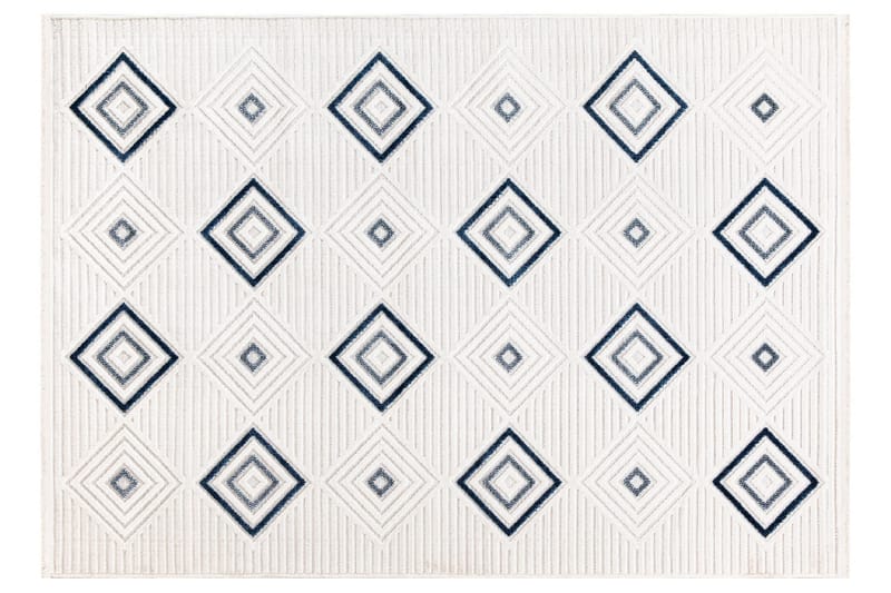 Dope Wilton-tæppe 78x150 cm Rektangulær, Blå