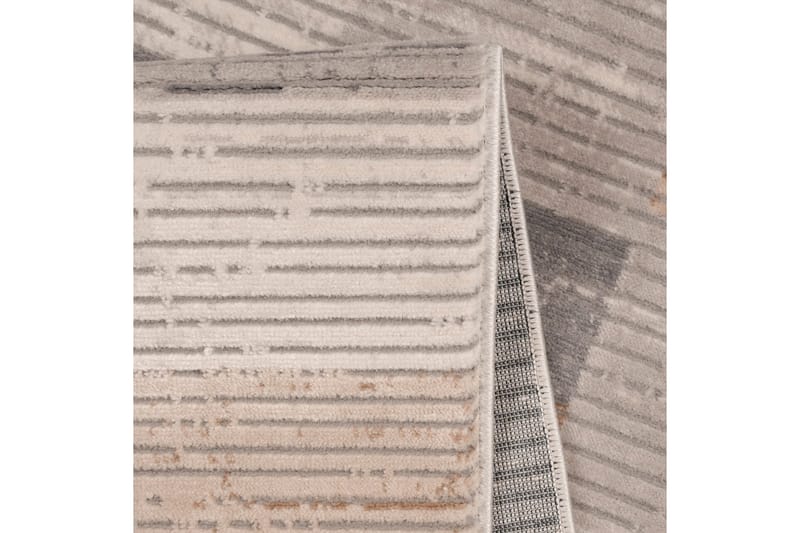 Motto Løber 80x300 cm Rektangulær - Grå/Beige/Brun - Tekstiler - Tæpper - Moderne tæppe - Gangmåtter