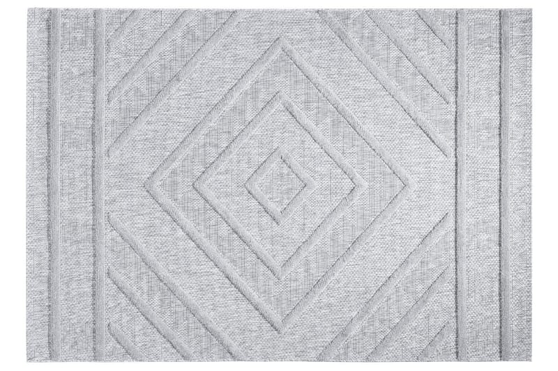 Uvudhulash Wilton-tæppe 200x290 cm Rektangulær - Grå - Tekstiler - Tæpper - Moderne tæppe - Mønstrede tæpper
